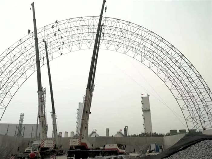 福建壶关商混站料仓网架